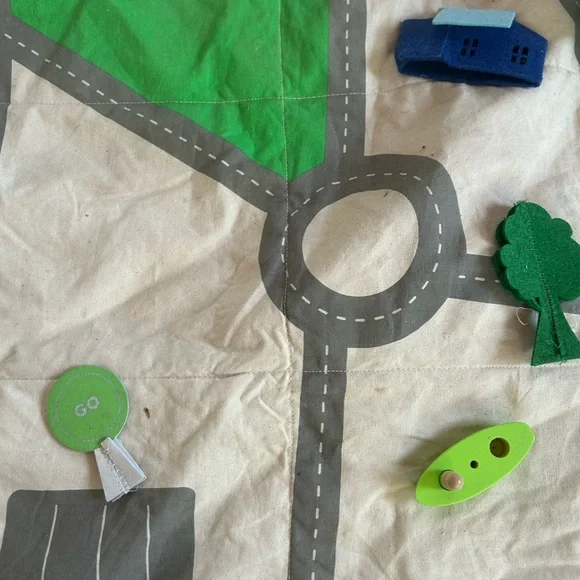 Colorful Kids Felt Town Playset - Multicolor - Picture 2 of 6